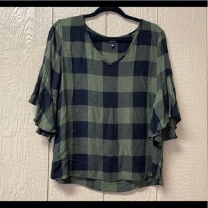 A.N.A Buffalo checkered top